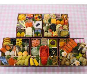 京都宇治 京楽膳「萬」監修 五段重 萬華鏡。早割がお得